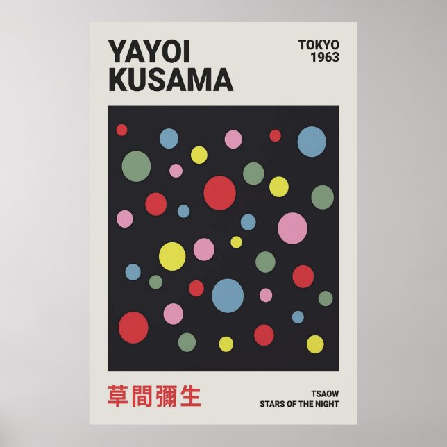 Yayoi Kusama Poster (Frente)