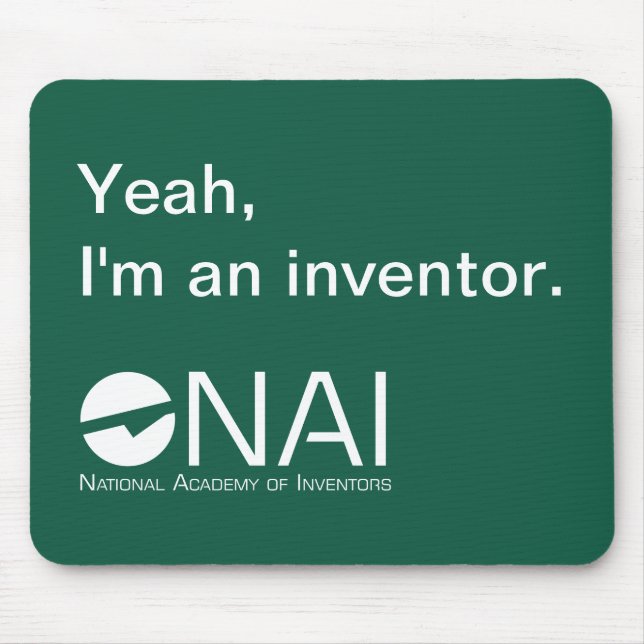 Yeah, I'm an Inventor Mousepad - Green (Frente)