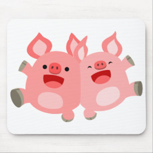 YEAH!! Porcos bonitos Mousepad dos desenhos