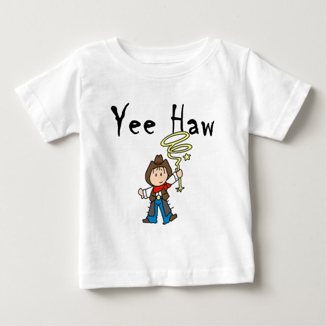 Yee Haw Cowboy Camisetas e presentes (Frente)