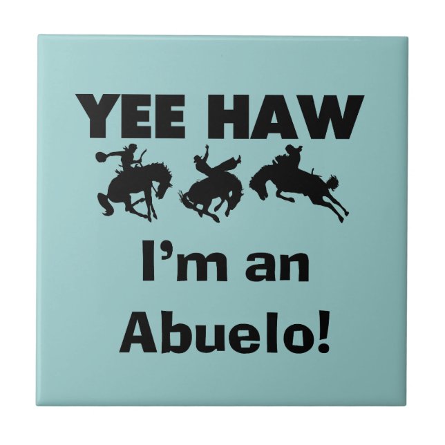 Yee Haw, sou um Abuelo T-shirts e presentes (Frente)