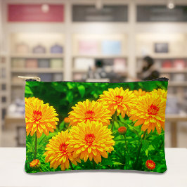 Yellow Chrysanthemums Pouch