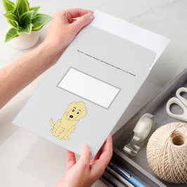 Yellow Goldendoodle Design Any Colour Background