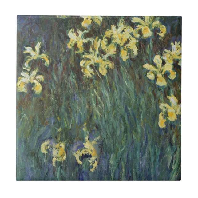 Yellow Iriss by Claude Monet, Vintage Fine Art (Frente)