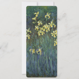 Yellow Iriss by Claude Monet, Vintage Fine Art
