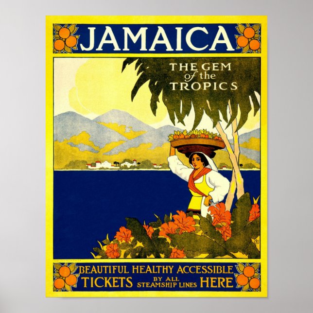 Yellow Jamaica Poster (Frente)