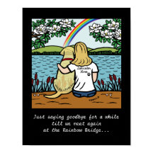 Yellow Labrador Angel e mamãe Blonde L Poster