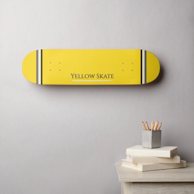 Yellow Skate (Arte de parede (Horz))