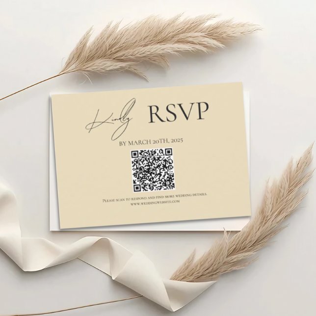 Yellow Where Forever Begins Wedding RSVP Cards (Criador carregado)