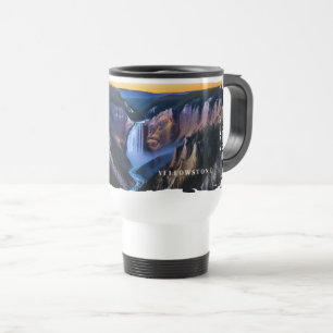 Yellowstone Falls Caneca de viagem