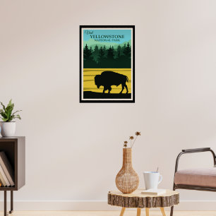 Yellowstone, Poster de viagens Wyoming