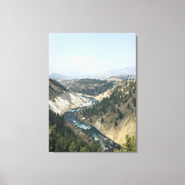 Yellowstone River Canvas Print (Frente)