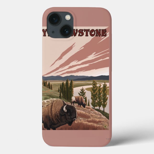YellowstoneBison Scene (Verso)