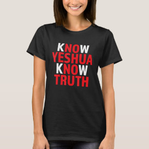 Yeshua Camisa Christian Faith Hebraico Nome para J