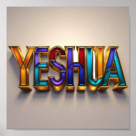 Yeshua Poster Impressão | Ai design Matte Wall Art