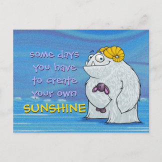 Yeti, cartão postal