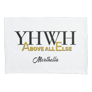 YHWH YAHWEH Personalizado Acima de Tudo Cristão