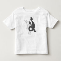 Yin e Yang, a Camisa Luz do Koi e do Bebê