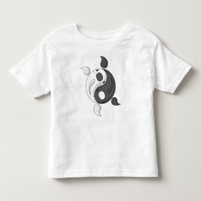 Yin e Yang, a Camisa Luz do Koi e do Bebê (Frente)