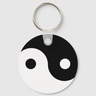 Yin e Yang Button Chaveiro