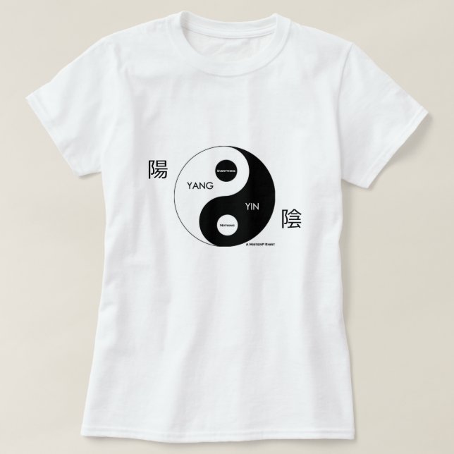 Yin e Yang - Uma Camisa MisterP (Frente do Design)