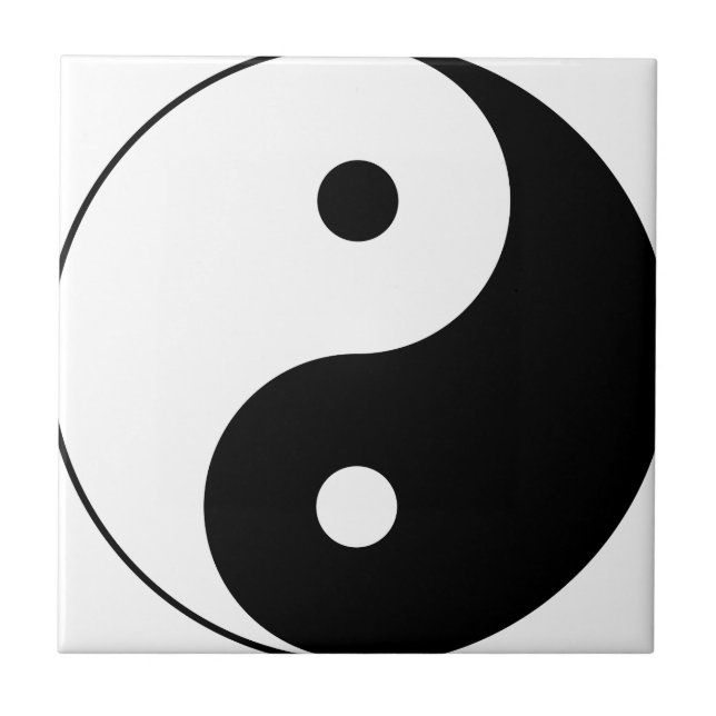 Yin e yang (yin-yang, yin yang, 陰 陽). (Frente)