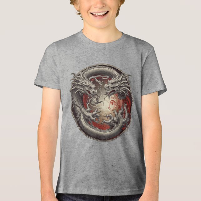 Yin Yang Dragon - Equilíbrio de poder e espírito (Frente)