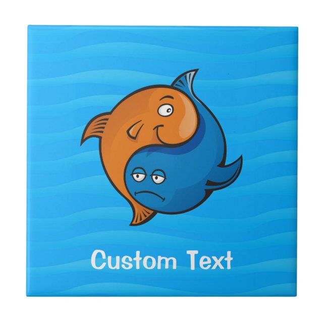 Yin Yang Fish Cartoon (Frente)