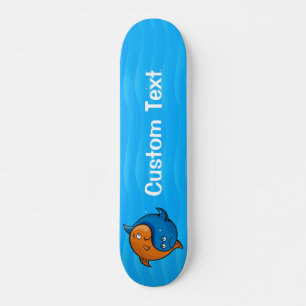 Yin Yang Fish Cartoon Skateboard