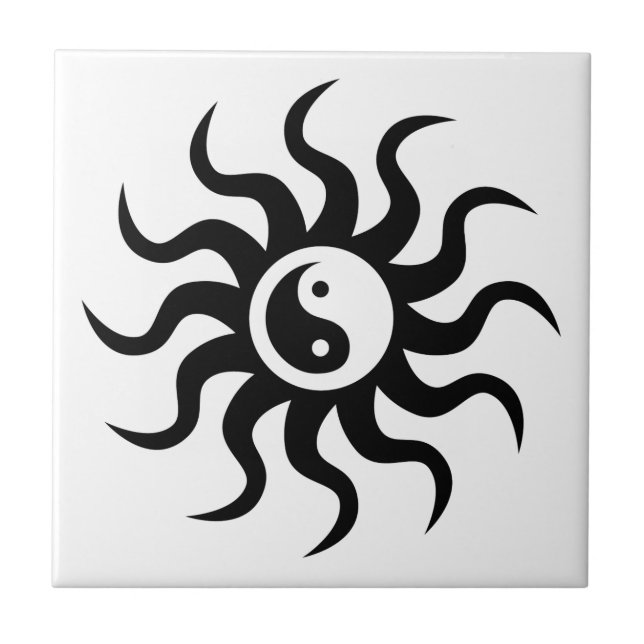 Yin-Yang Sun-Preto/branco (Frente)