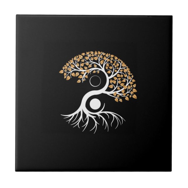 Yin Yang Tree - Golden Leaves (Frente)