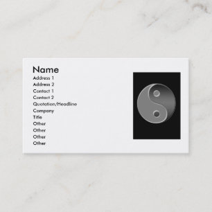 Ying Yang Cartão de visita