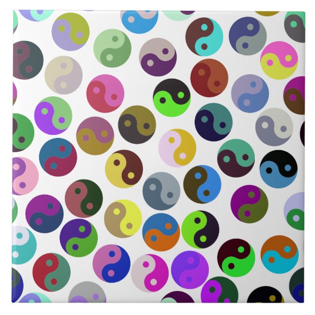 Ying Yang Pattern Colorido (Frente)