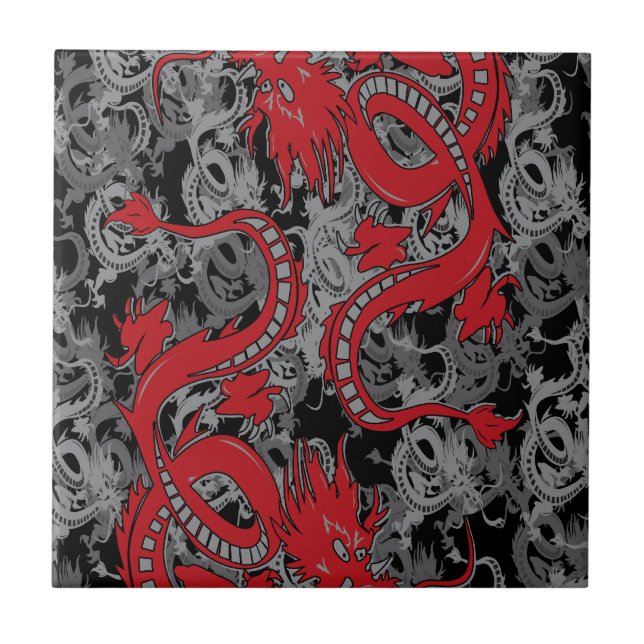 Ying Yang Red Dragon (Frente)