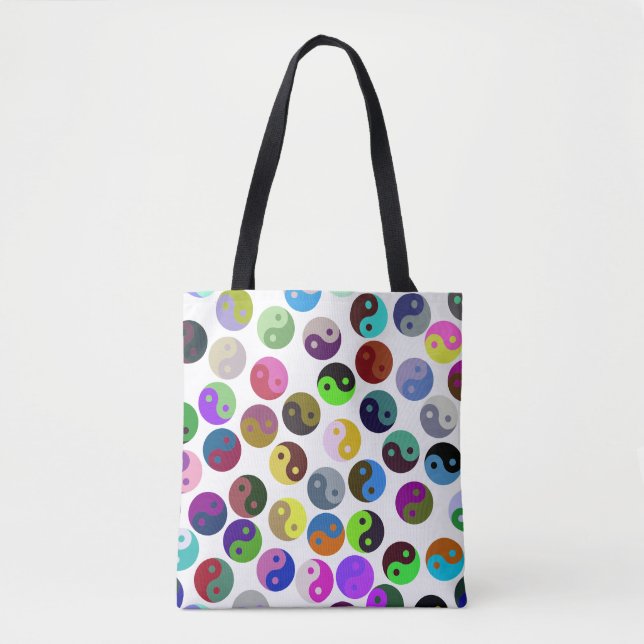 Ying Yang Yoga Malhação Tote Bag (Frente)