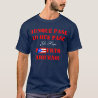 Yo Puerto Sere Riqueño, camisa porto-riquenha do