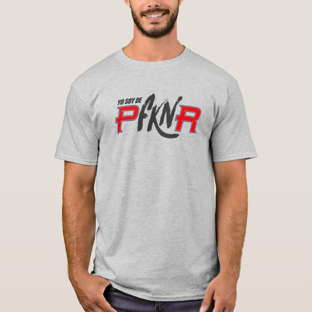 Yo Soy de PFKNR Camiseta – Orgullo Puertorriqueño  (Frente)