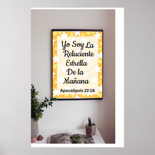Yo Soy La Luciente Estrella De La Mañana Poster (Frente)