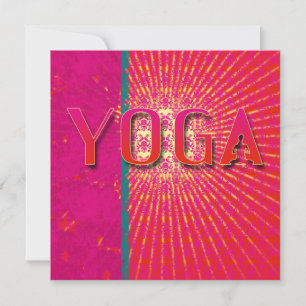 Yoga 1 - Cartão, Convite
