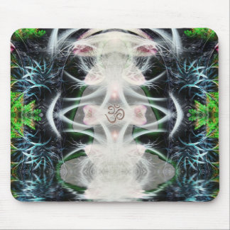 Yoga Aum Fractal Art Mousepad