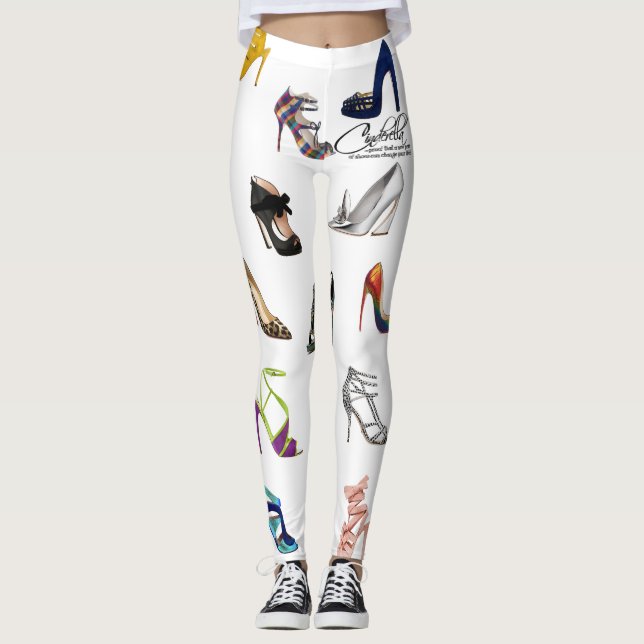 Yoga Calça Leggings Calças de Saco Calçados de Cin (Frente)