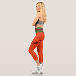 Yoga Capris de Alta Saída