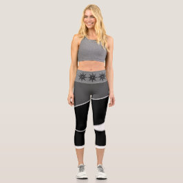 Yoga Capris de Alta Saída