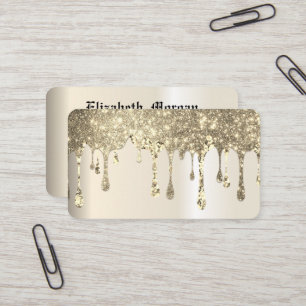 Yoga cartão de visita de flor de lótus de ouro ele