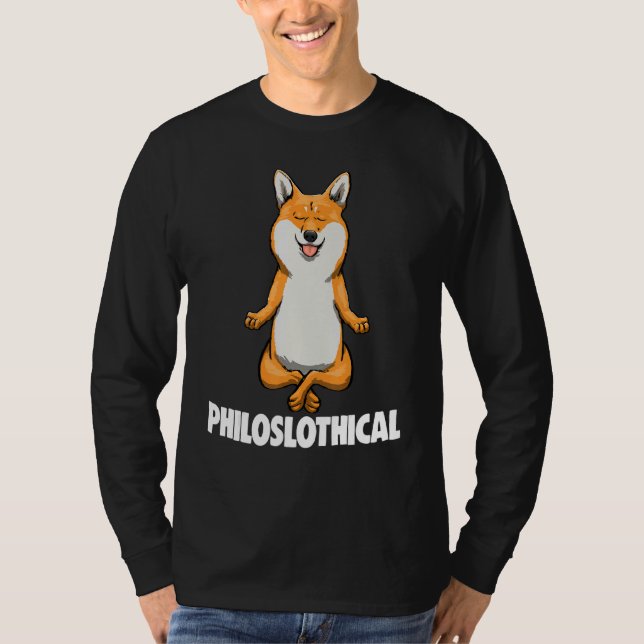 Yoga Corgi - Camisetas Filosóficas (Frente)