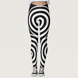 Yoga de Leggings de Nome Personalizado Espiral Pre