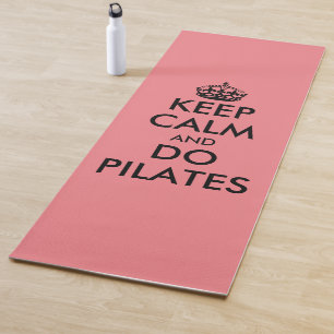 Yoga Engraçado manter a calma e pilotar o tapete de io