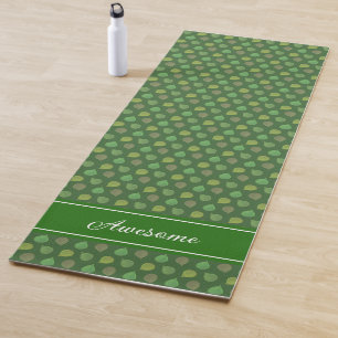 Yoga Folhas de árvore de Jade personalizadas em tapete