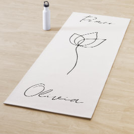 Yoga Ioga personalizado, tapete de ioga de paz