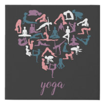 Yoga Love Silhouettes